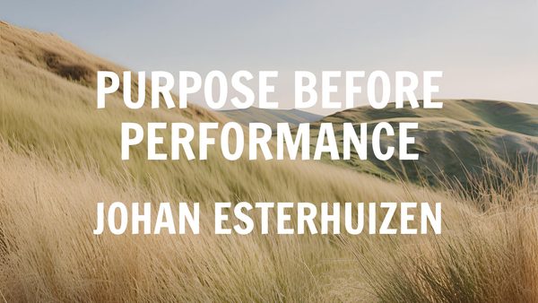 Purpose Before Performance cover image